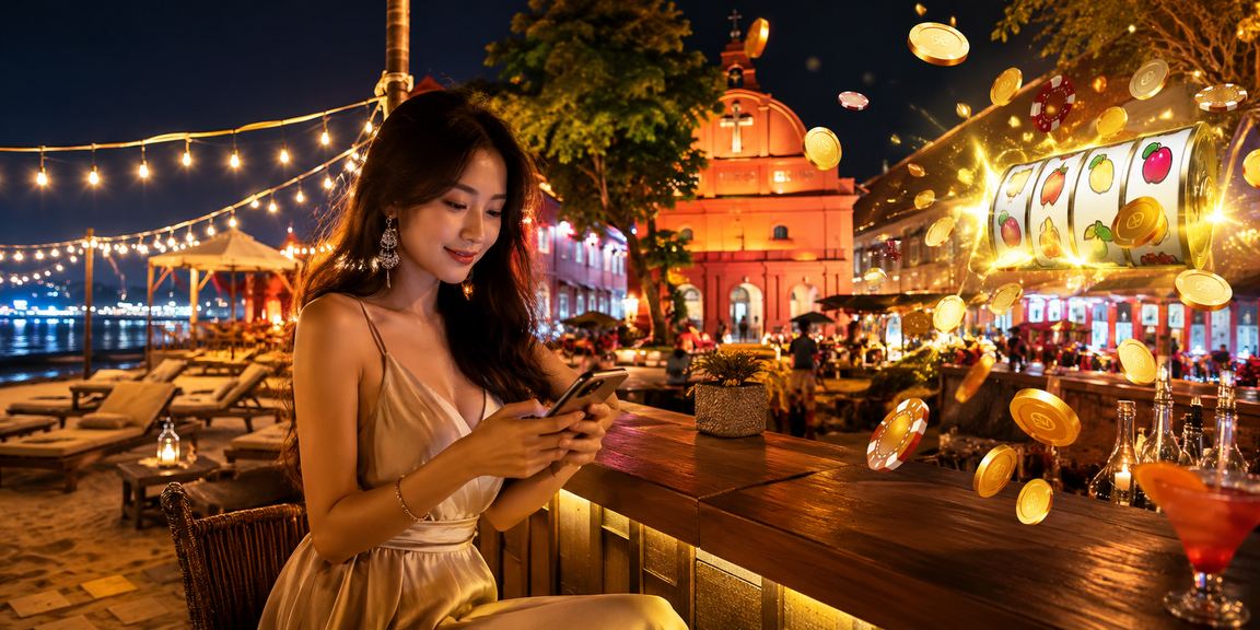 Suasana permainan slot di Melaka dengan peluang menang dan bonus menarik Malaysia